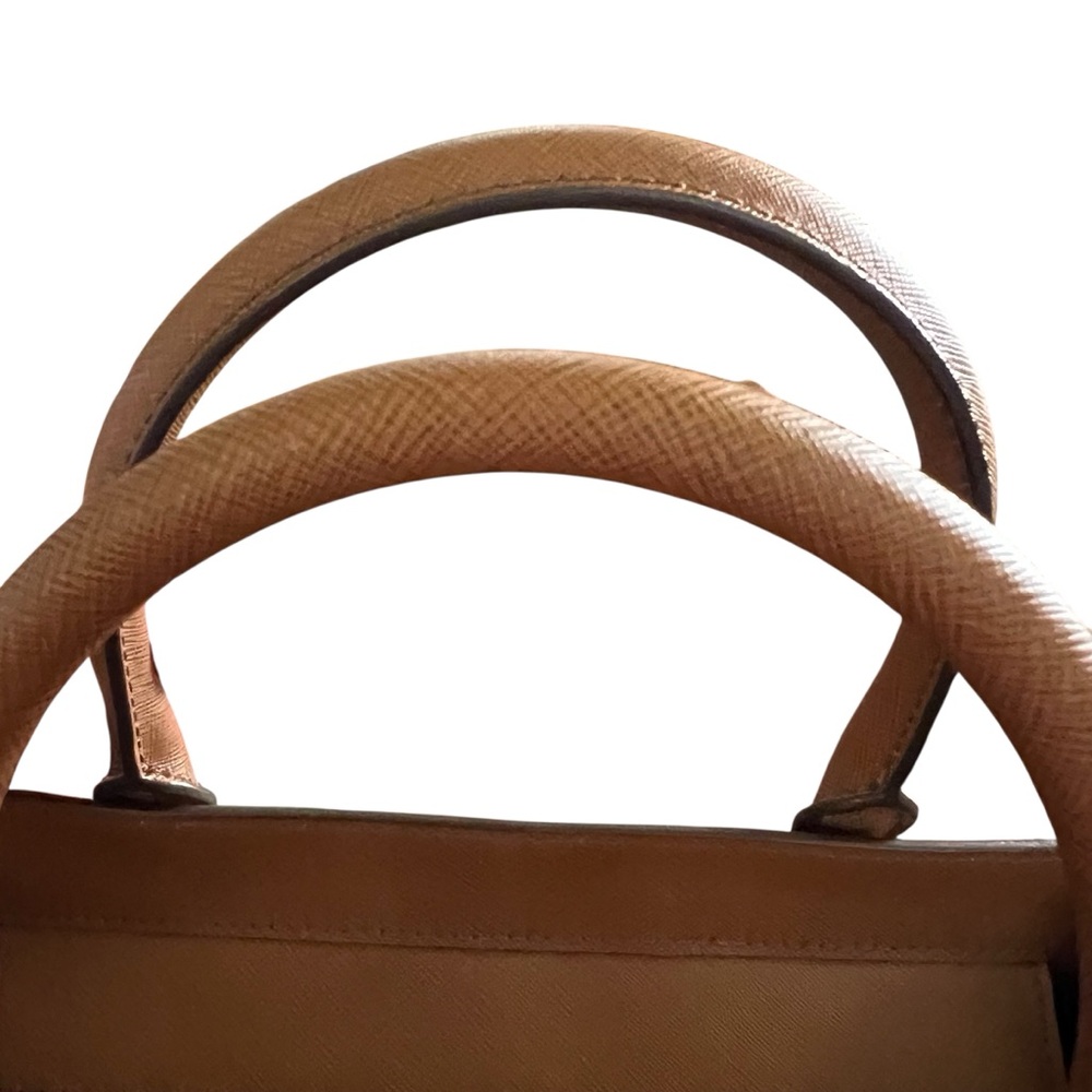 Michael Kors Dillon Saffiano Dark Khaki Leather Satchel - Picture 8 of 14